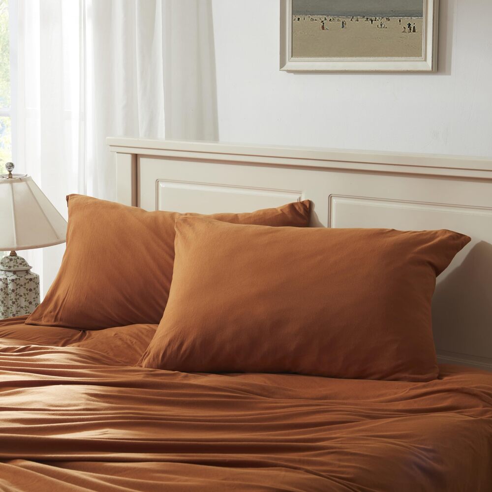 9573 Household 100% Jersey Cotton Pillowcase 20”x36”-Light Weight